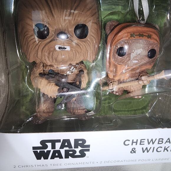 Chewbacca and wicket Funko pop hallmark ornaments - Picture 7 of 8